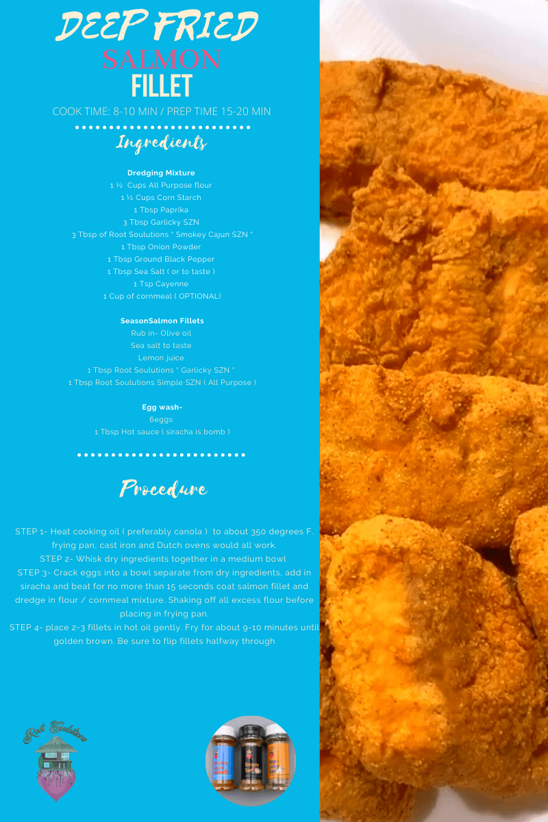 Deep Fried Salmon Fillet