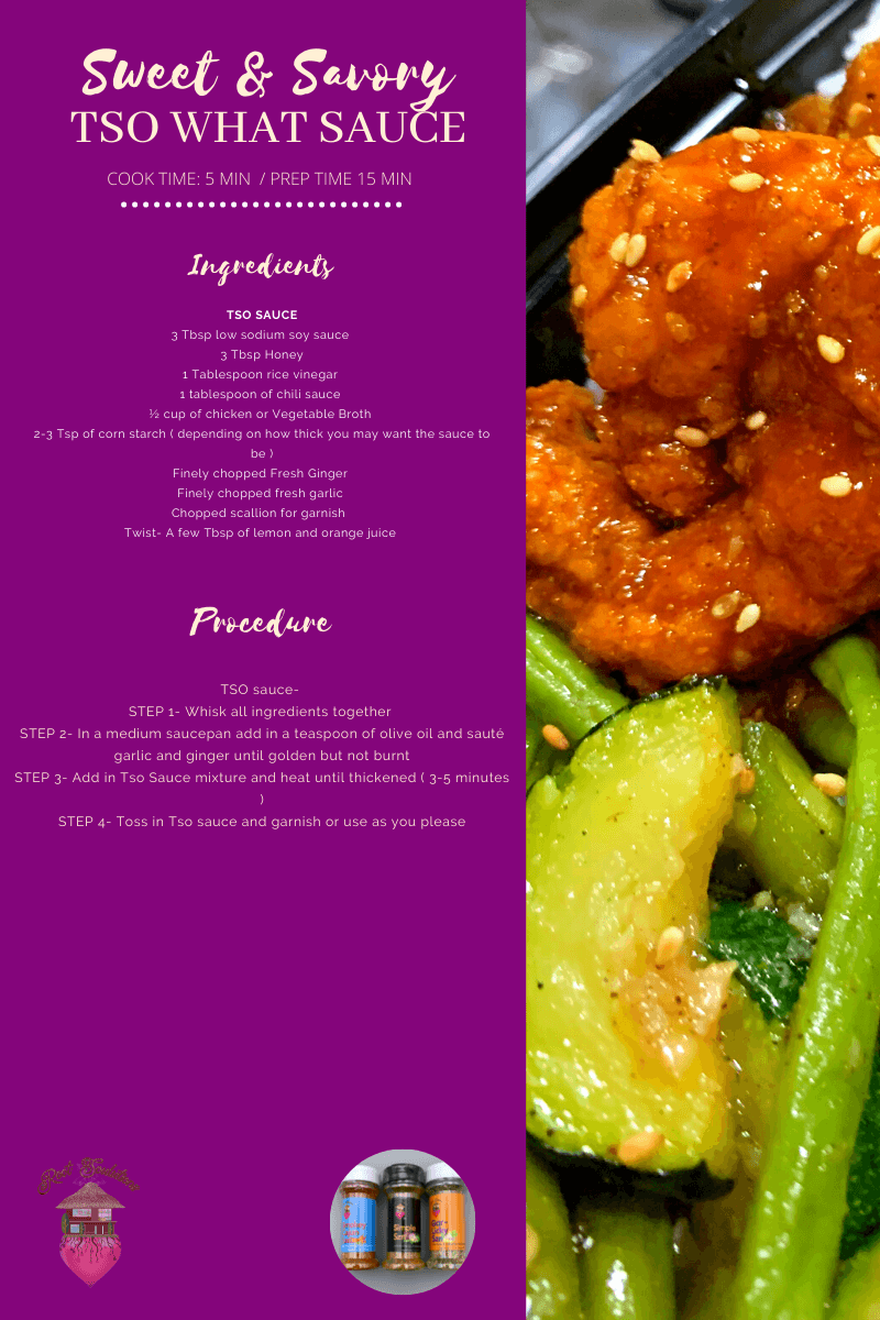 Sweet & Savory Tso What Sauce