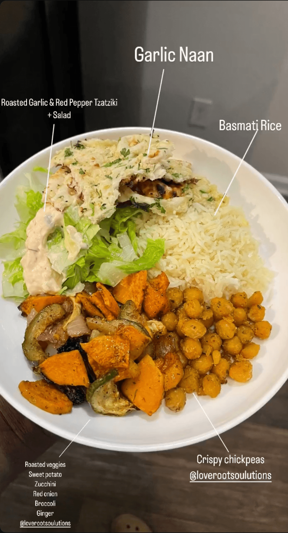 Naan Bowl w/ Crispy Chickpeas