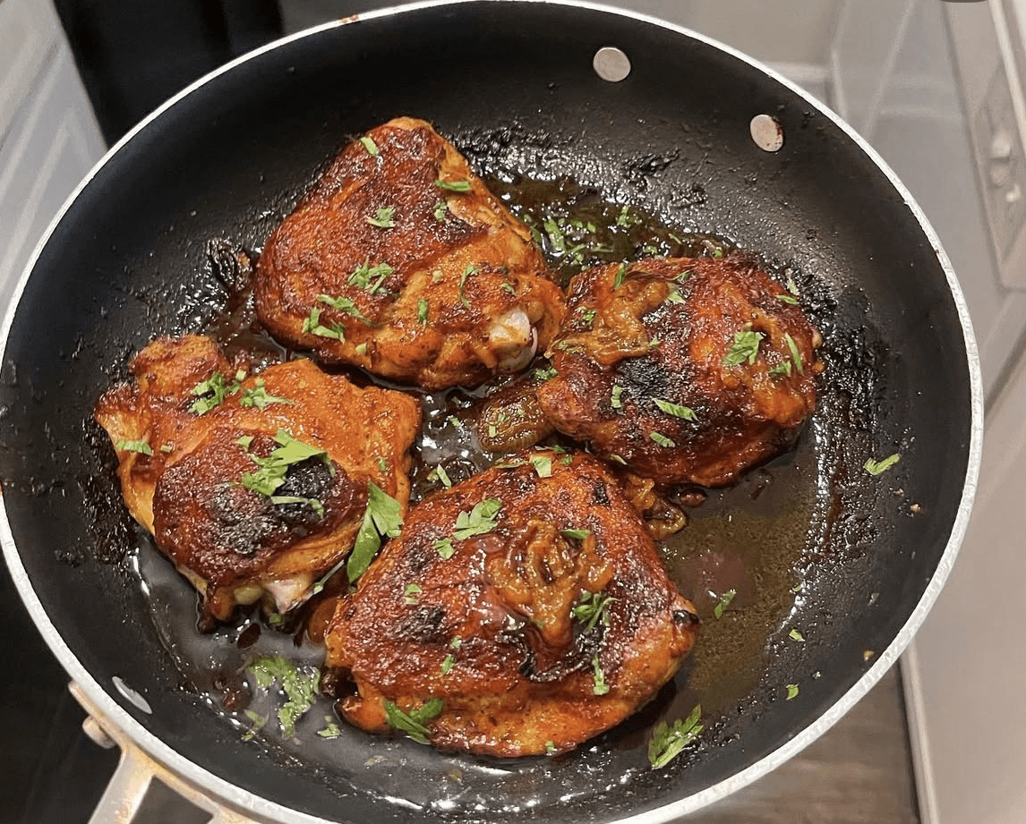Cajun Seared Chicken Thighs